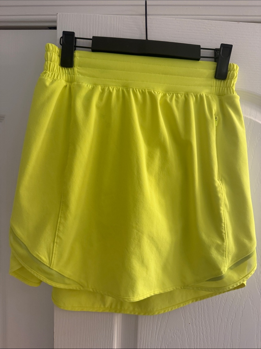 lululemon athletica Neon Yellow Athletic Skort